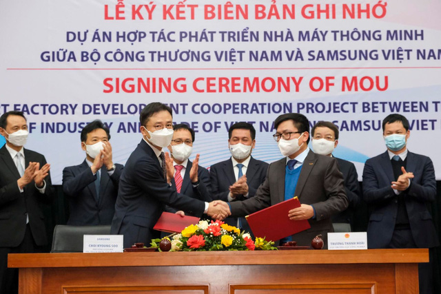 Bộ Công Thương và Samsung hợp tác phát triển nhà máy thông minh - MTA  Vietnam